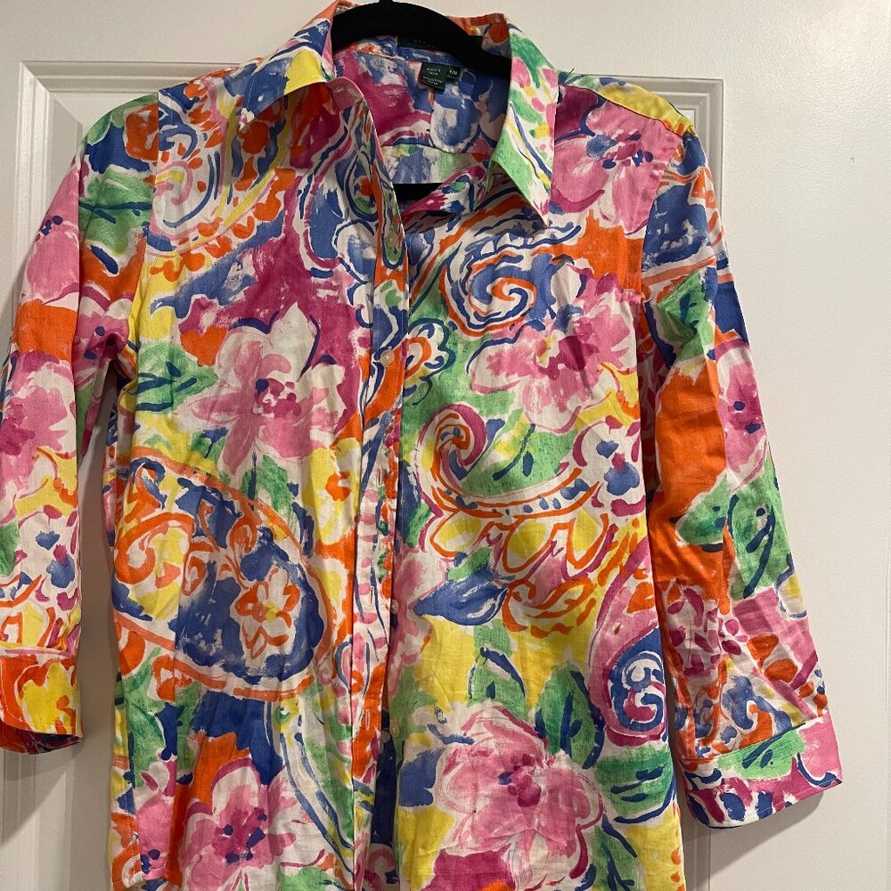 VINTAGE LAUREN RALPH LAUREN SIZE M petite